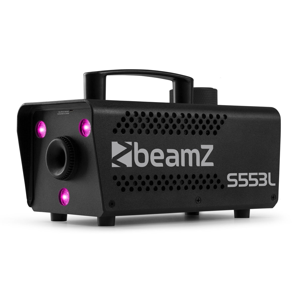 beamZ S553L Rookmachine met RGB LED's en Draadloze Afstandsbediening – 550W