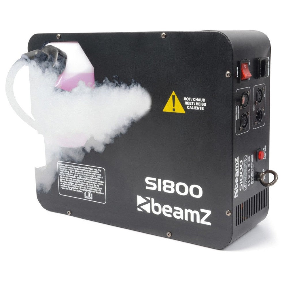 beamZ S1800 Rookmachine 1800W met DMX en Horizontale/Verticale Uitvoer