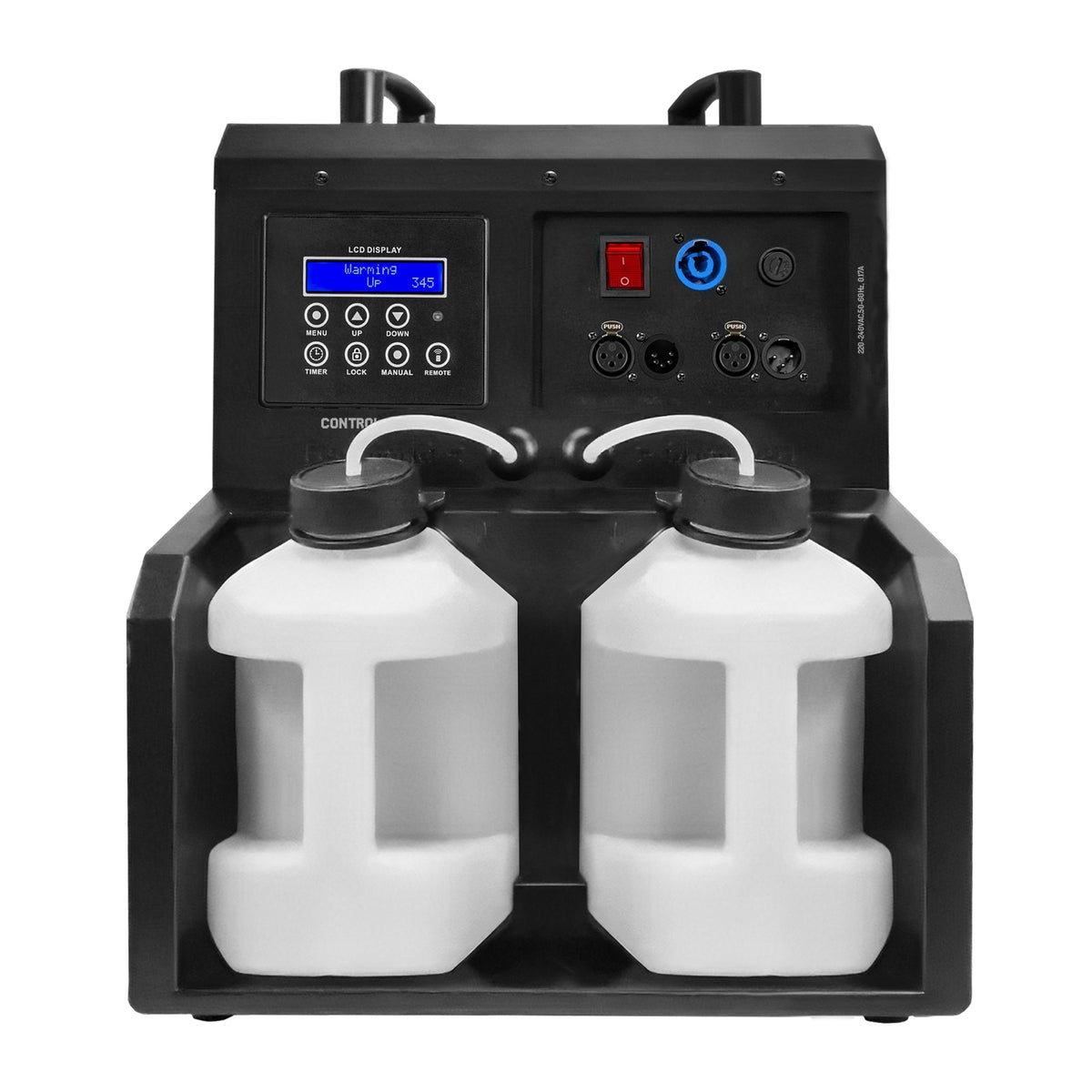 beamZ Cyclone200 Rook- & Bubbelmachine met 24 RGBW LED’s en DMX – 4-in-1 Effectmachine