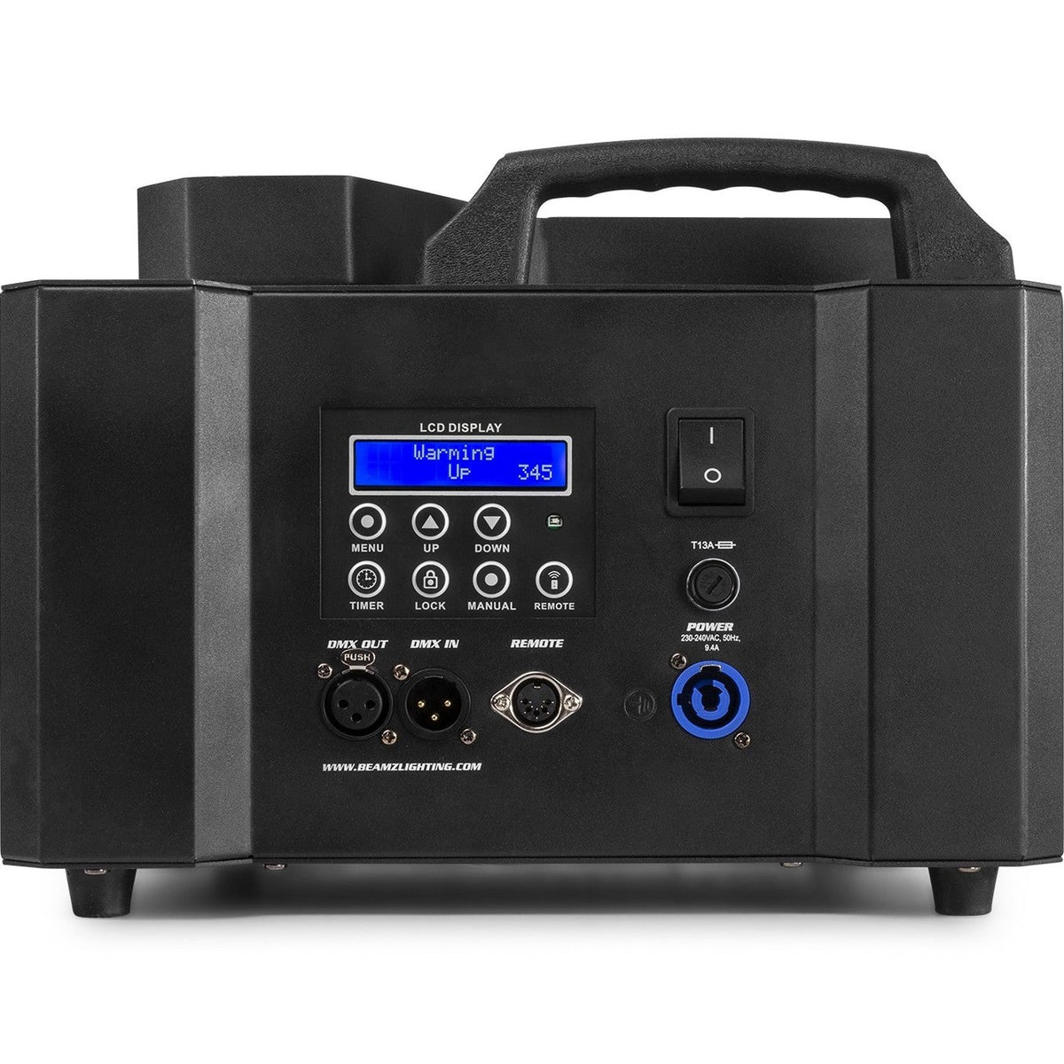 beamZ Blaze 2200 Rookmachine – 2200W met 48x RGBA LED’s, DMX, 3500ml Tank & Direct Stop