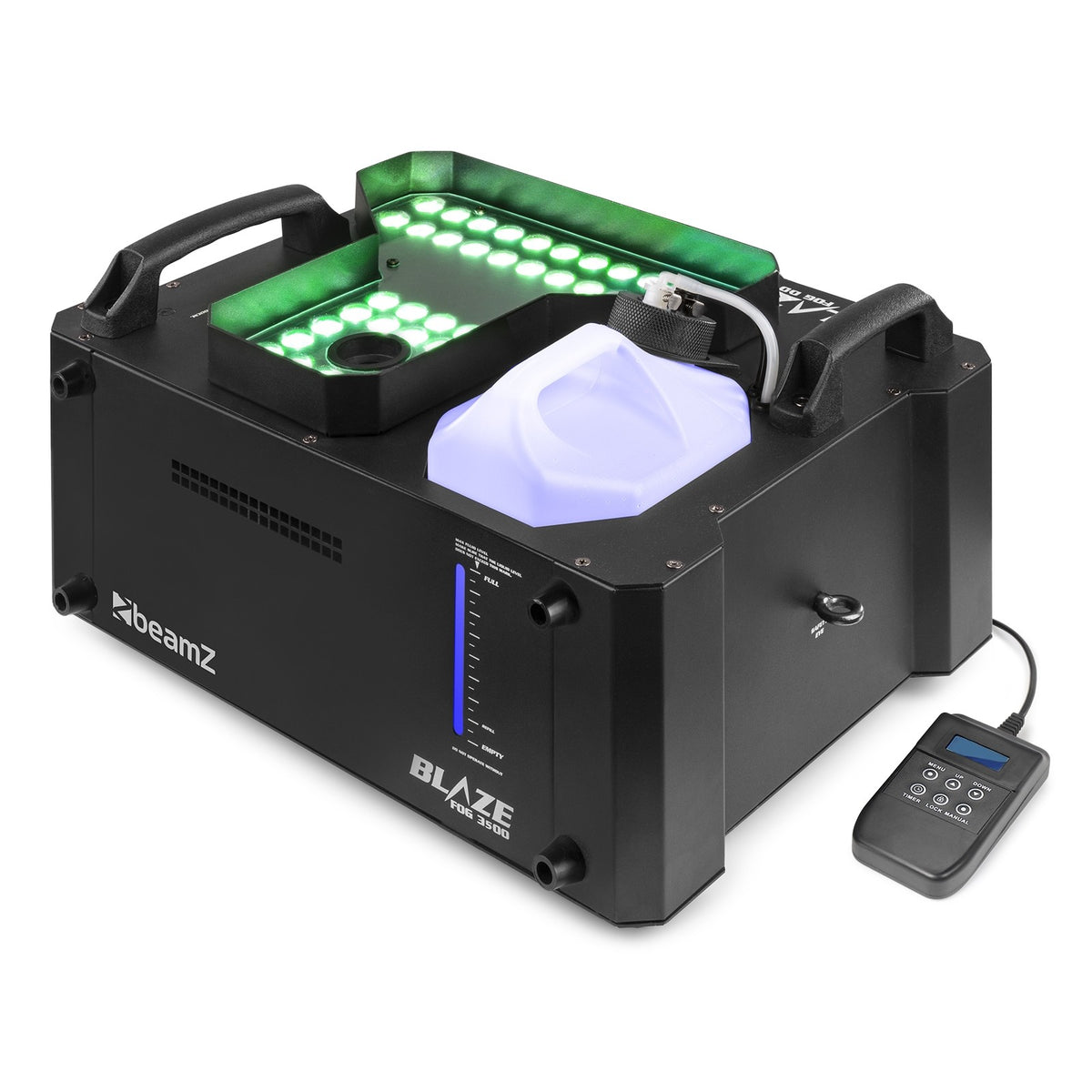 beamZ BLAZE3500 Verticale Rookmachine met 48x 4W RGBA LED's – 3500W