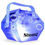beamZ B500LED Bubbelmachine met RGB LED-verlichting – Compact en Transparant
