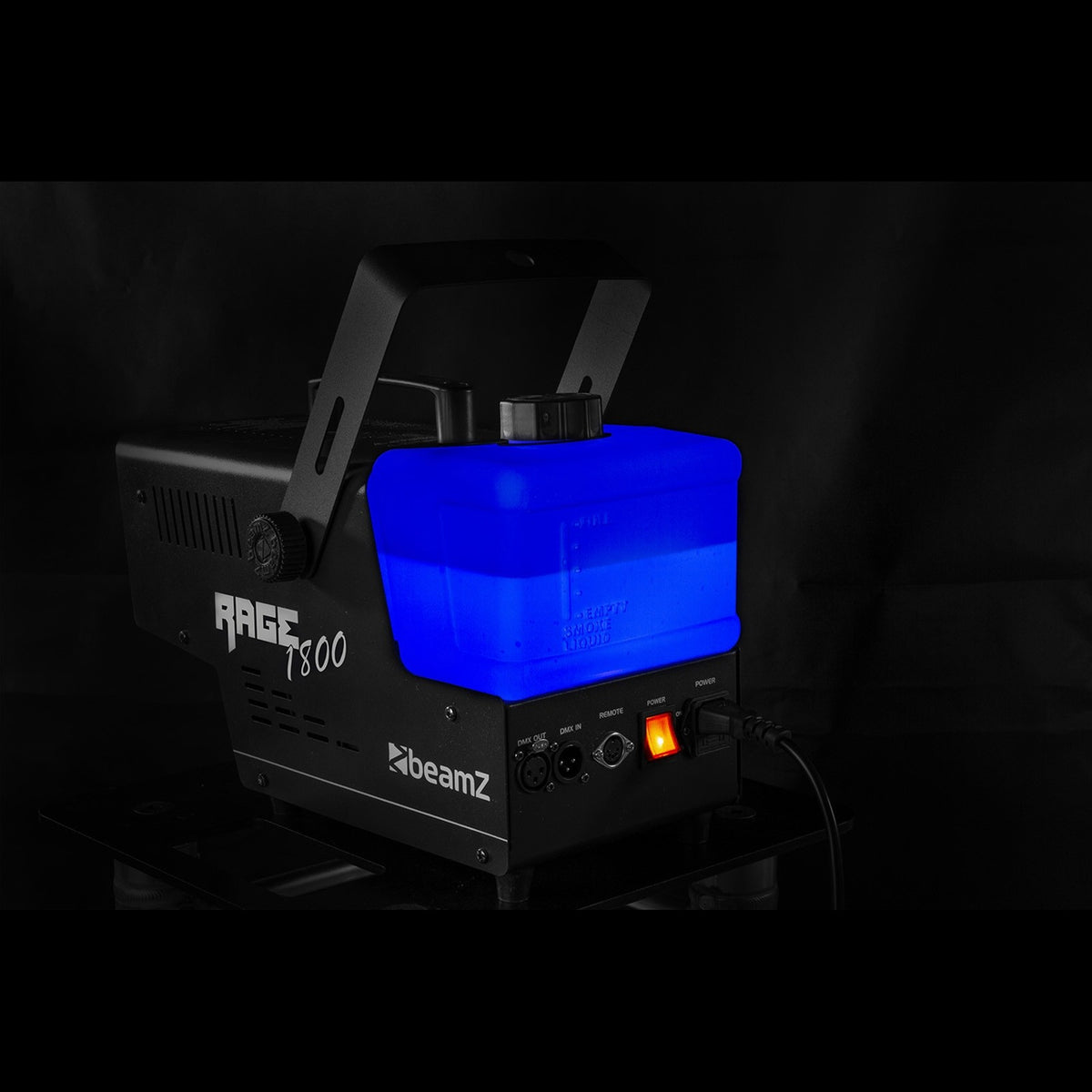 beamZ Rage1800LED Rookmachine – 1800W met RGBA LED’s, DMX en 3.5L Tank