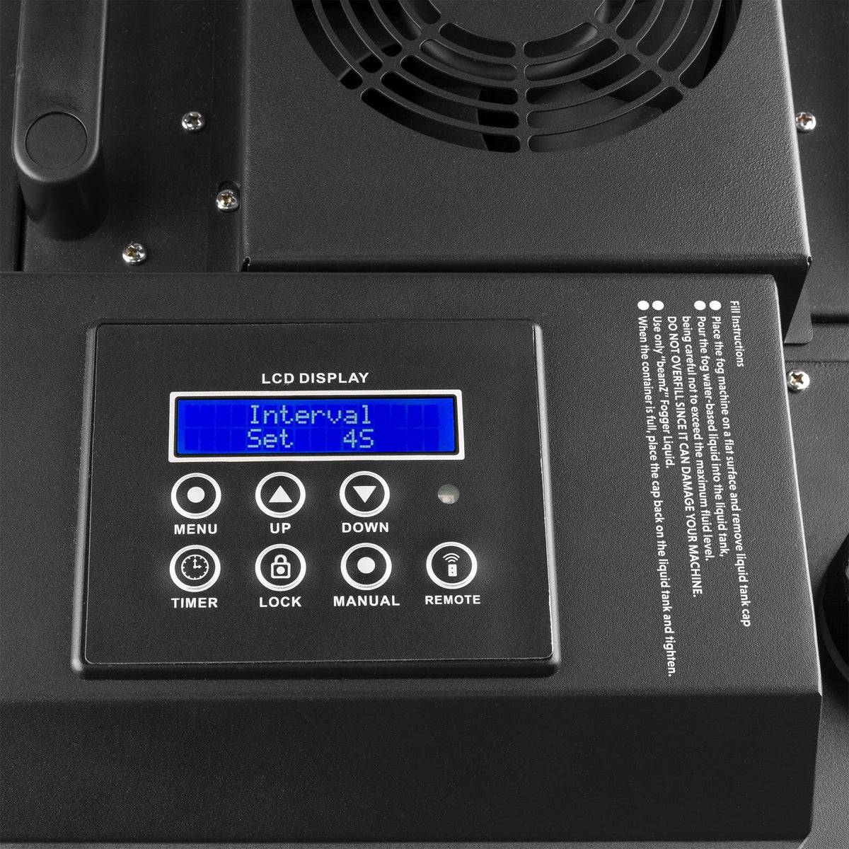 beamZ LF1400 Low Fog Machine met Ultrasone Technologie en DMX