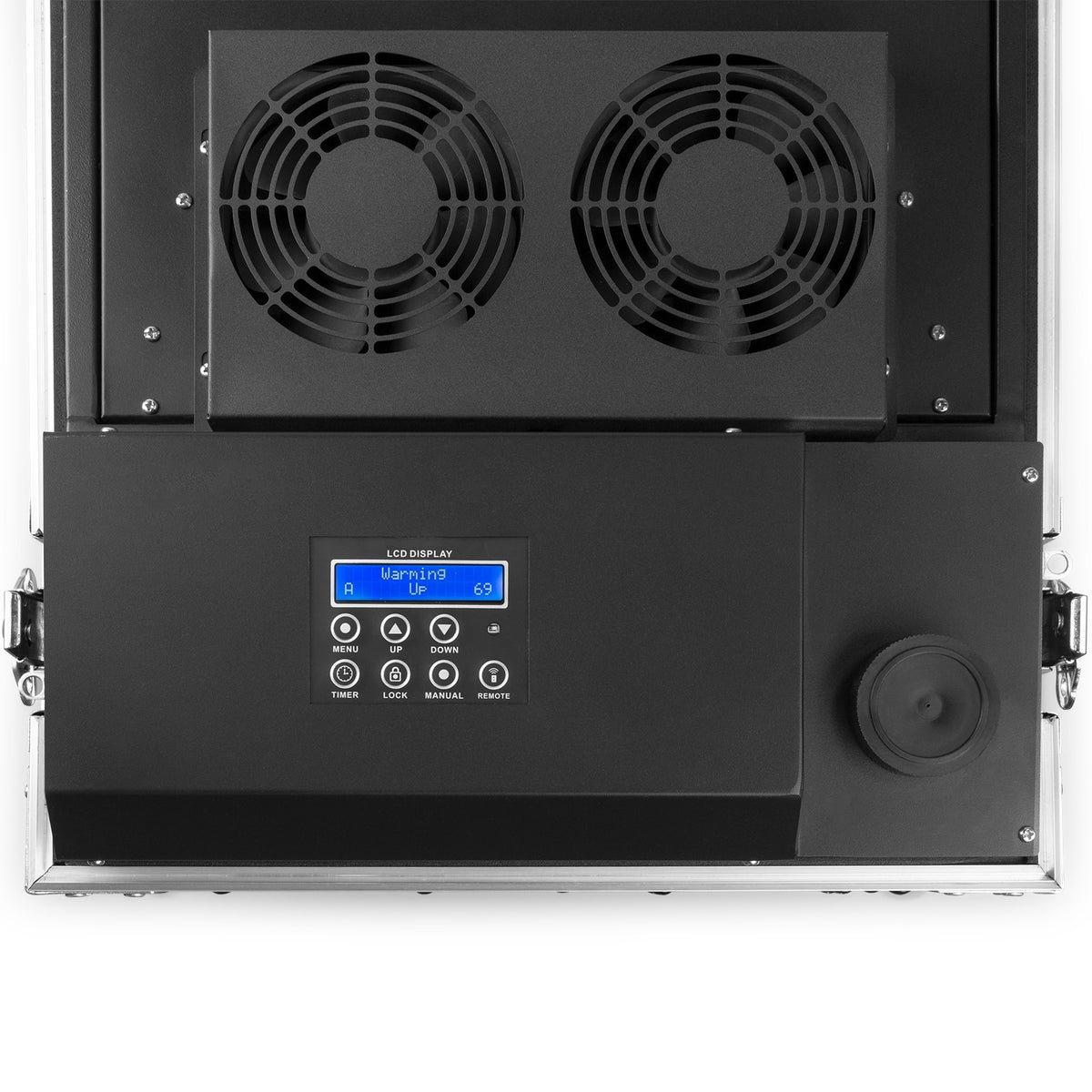 beamZ LF3000 Compacte Low Fog Machine – Ultrasoon Systeem met DMX en Flightcase