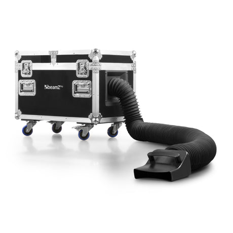 beamZ LF3000 Compacte Low Fog Machine – Ultrasoon Systeem met DMX en Flightcase
