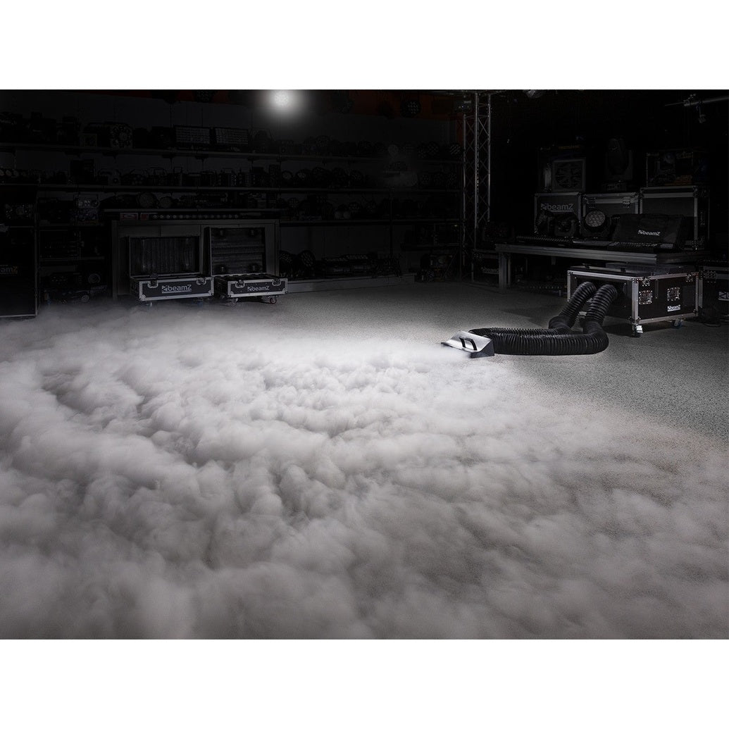 beamZ LF6000 Professionele Low Fog Machine – Ultrasoon, Dubbele Output & Flightcase