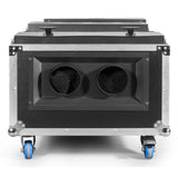 beamZ LF6000 Professionele Low Fog Machine – Ultrasoon, Dubbele Output & Flightcase
