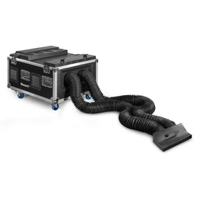beamZ LF6000 Professionele Low Fog Machine – Ultrasoon, Dubbele Output & Flightcase