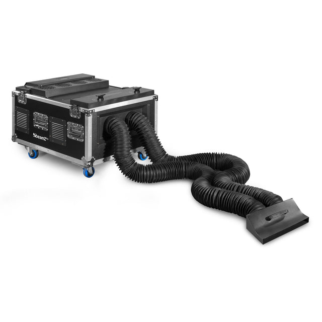 beamZ LF6000 Professionele Low Fog Machine – Ultrasoon, Dubbele Output & Flightcase