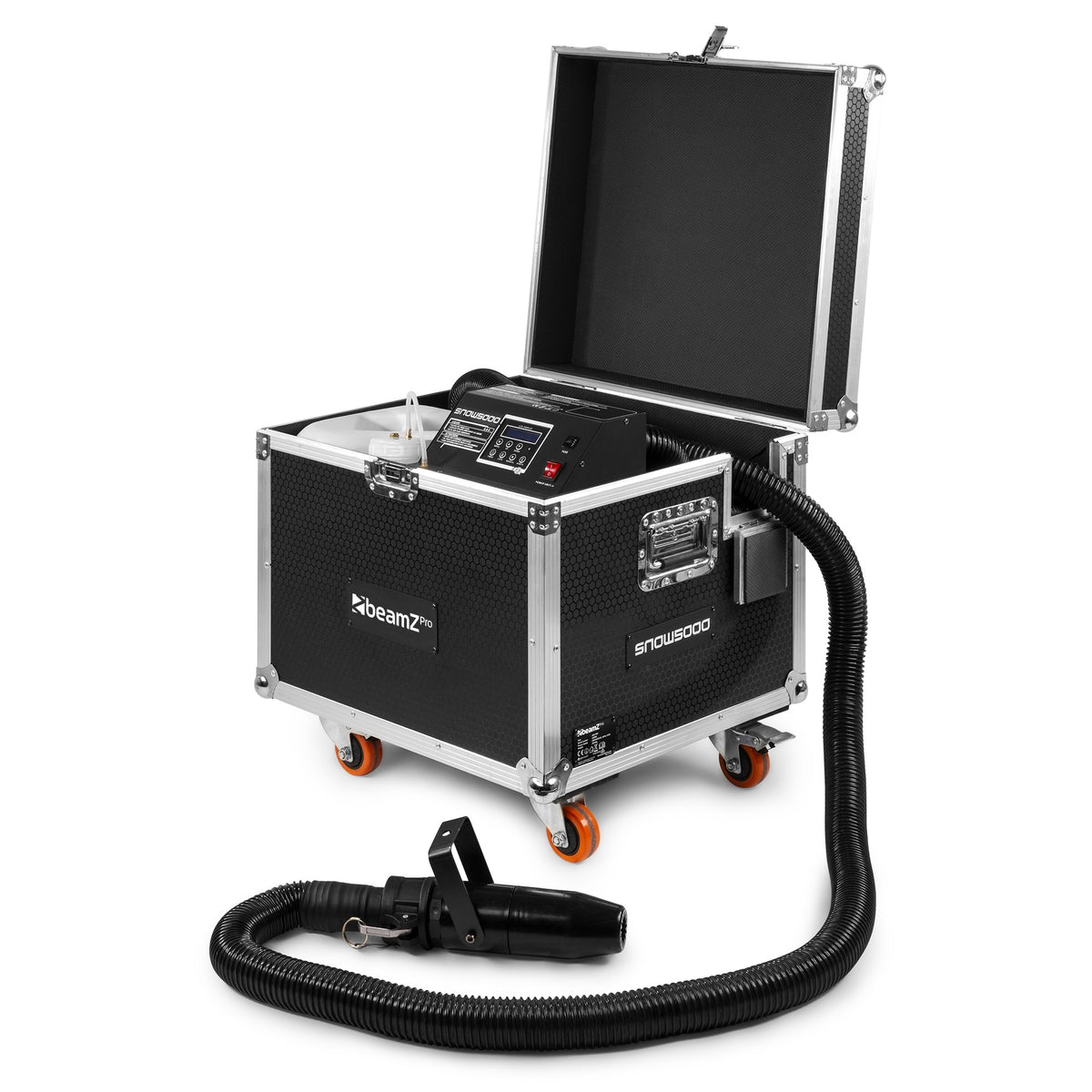 beamZ Pro SNOW 5000 Professionele Hoogvolume Sneeuwmachine met DMX – 20L Tank
