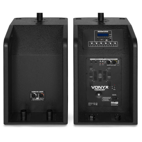 VONYX VX1050BT 1150W 2.2 Actieve Speakerset met Dubbele 12 inch Subwoofers en Bluetooth