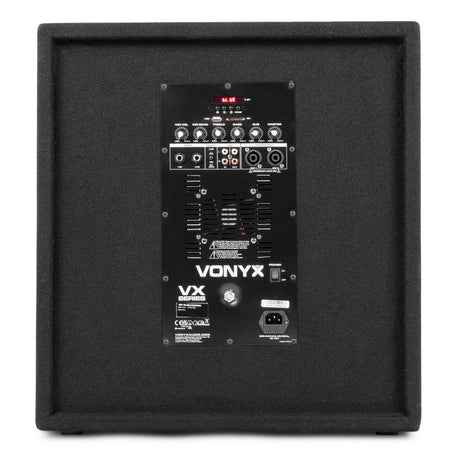 VONYX VX1218BT 1200W 2.1 Actieve Speakerset met 18 inch Subwoofer, Bluetooth 5.3 en 12 inch Satellieten