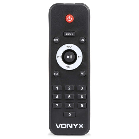 VONYX PSS302 Draagbare 300W Geluidsset met 10 inch Speakers, Bluetooth en 8-Kanaals Mixer