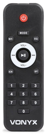Vonyx PSS302 Draagbare geluidsset 10" SD/USB/MP3/BT met statieven