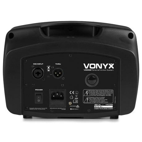 VONYX V205B Actieve Personal Monitor Speaker 80W met Bluetooth en USB MP3 Speler