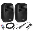 VONYX VPS082A 400W Actieve Speakerset met Bluetooth, USB/SD en 8 inch Woofers