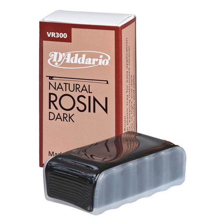 D'Addario VR-300 rosin for violin, dark, oblong, in case