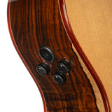 Cort Gold-A10 Cocobolo – Massief AAA Cocobolo, Torrefied Adirondack & Fishman Flex Blend