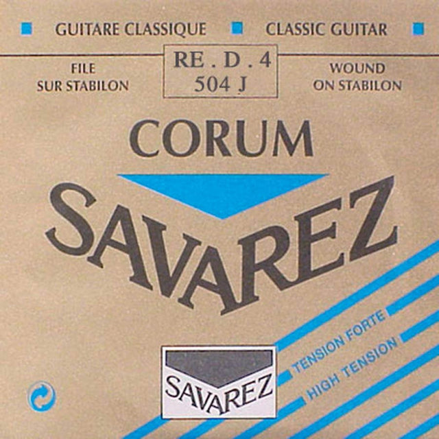 Savarez 504-J D-4 snaar, silverplated wound Corum, from 500-CRJ and 500-ARJ set, hard tension