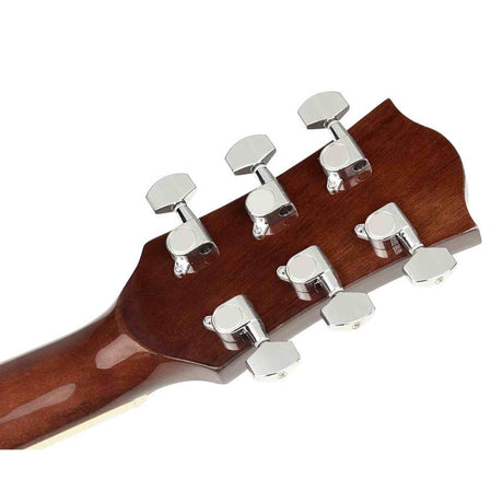 Richwood RD-12 akoestische gitaarset – dreadnought, naturel, met stemapparaat en standaard