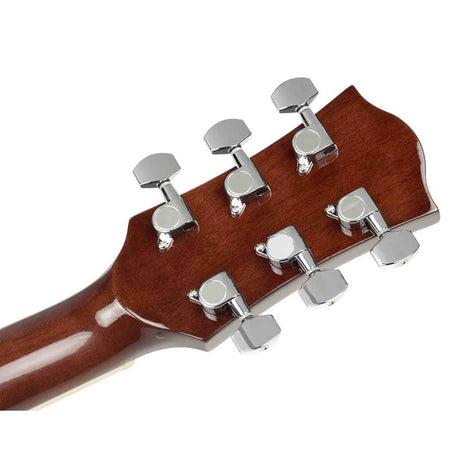 Richwood RD-12-SB akoestische gitaarset – dreadnought, sunburst, met stemapparaat en standaard