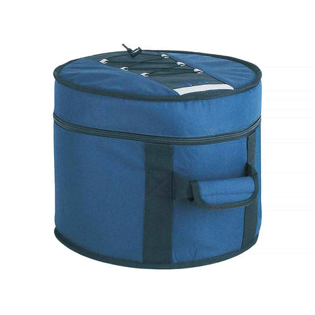 Boston DBL-12-T Deluxe gigbag voor tom 12", zwart-blauw, 15 mm gevoerd hardfoam