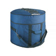 Boston DBL-16-F Deluxe gigbag voor floortom 16", zwart-blauw, 15 mm gevoerd hardfoam