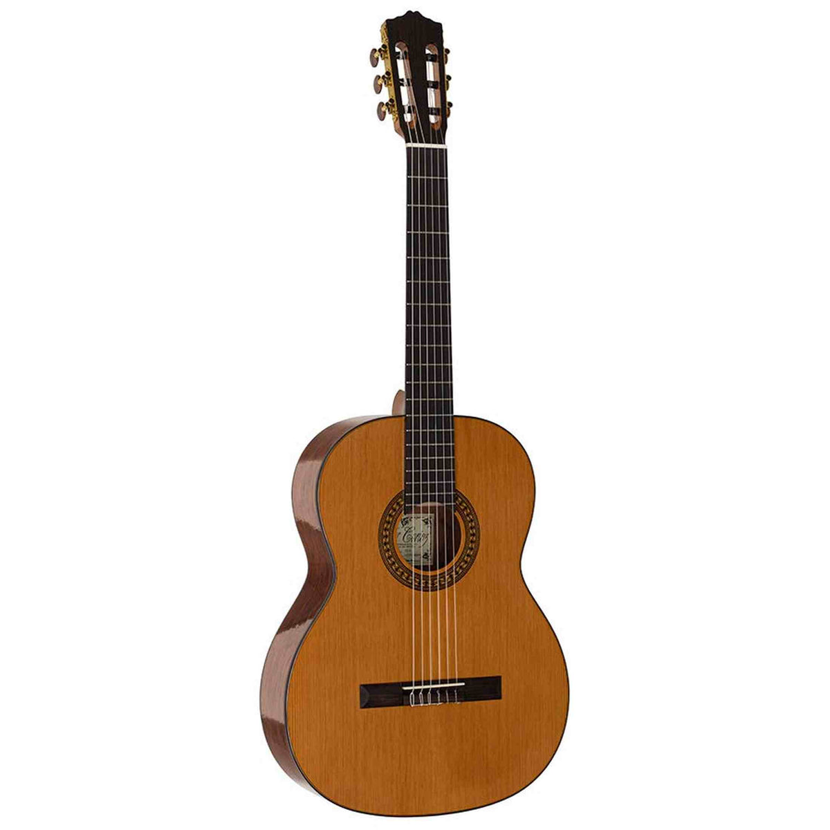 Salvador Cortez CC-25 – Klassieke gitaar met massief ceder bovenblad en mutenyé zij- en achterkant