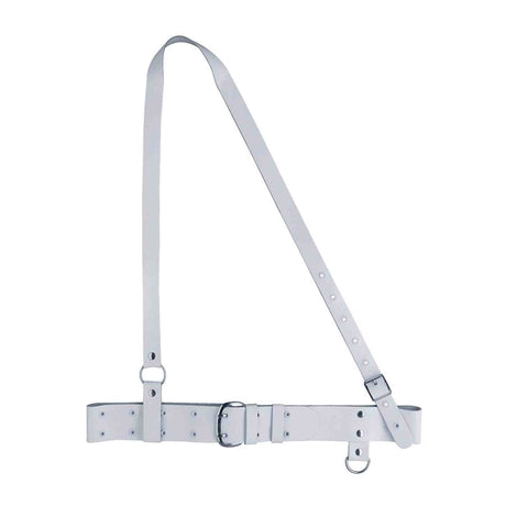 Boston SK10 Koppel, senior model, leder, wit