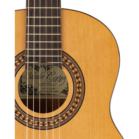 Salvador Cortez CC-22-BB Klassieke Gitaar – Solid Top Artist Series Bambino 1/2