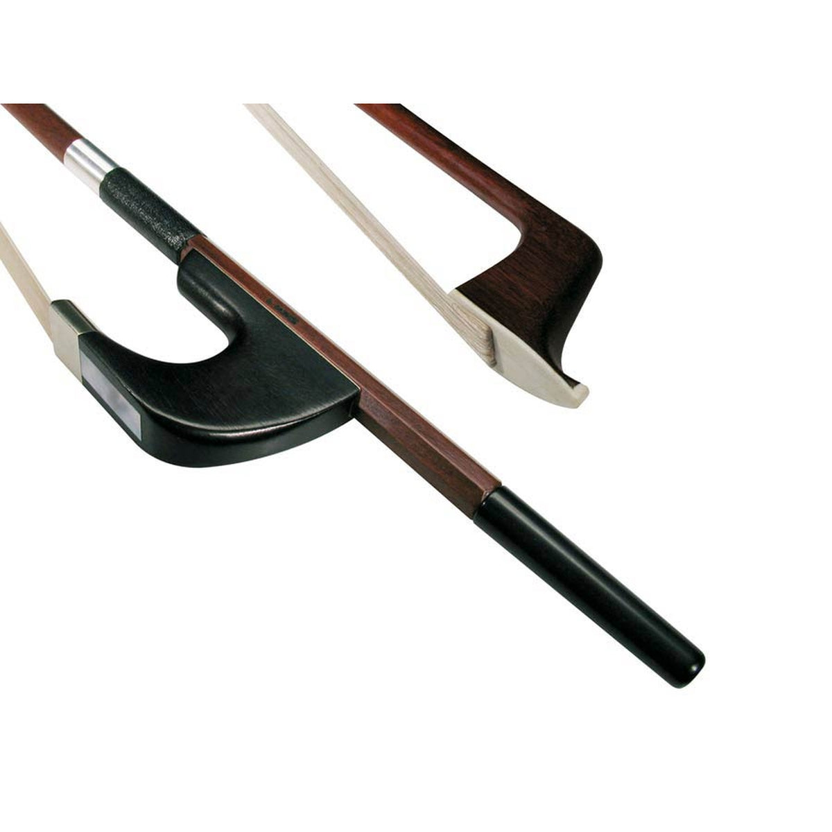 Dörfler DBD6-44 contrabas strijkstok, 4/4, German style, brazil wood, rond