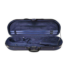Leonardo VC-1844-UU Student Series vioolkoffer 4/4 D-vorm blauw