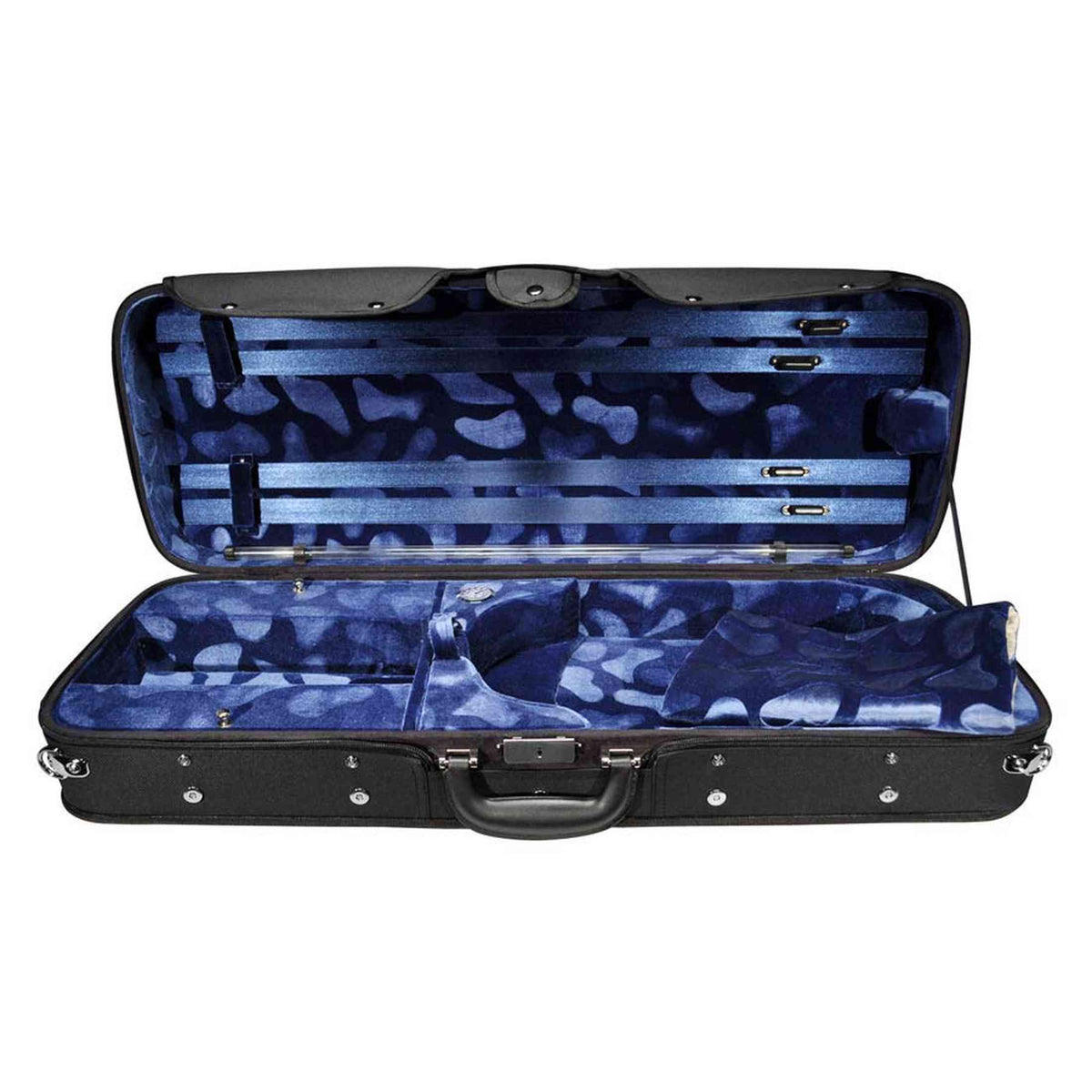 Leonardo VAC-47-BU Pro Series altvioolkoffer oblong verstelbaar zwart blauw