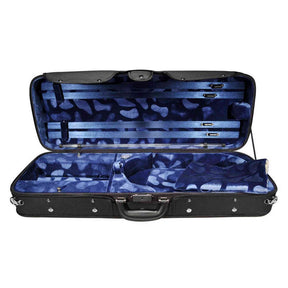 Leonardo VAC-47-BU Pro Series altvioolkoffer oblong verstelbaar zwart blauw
