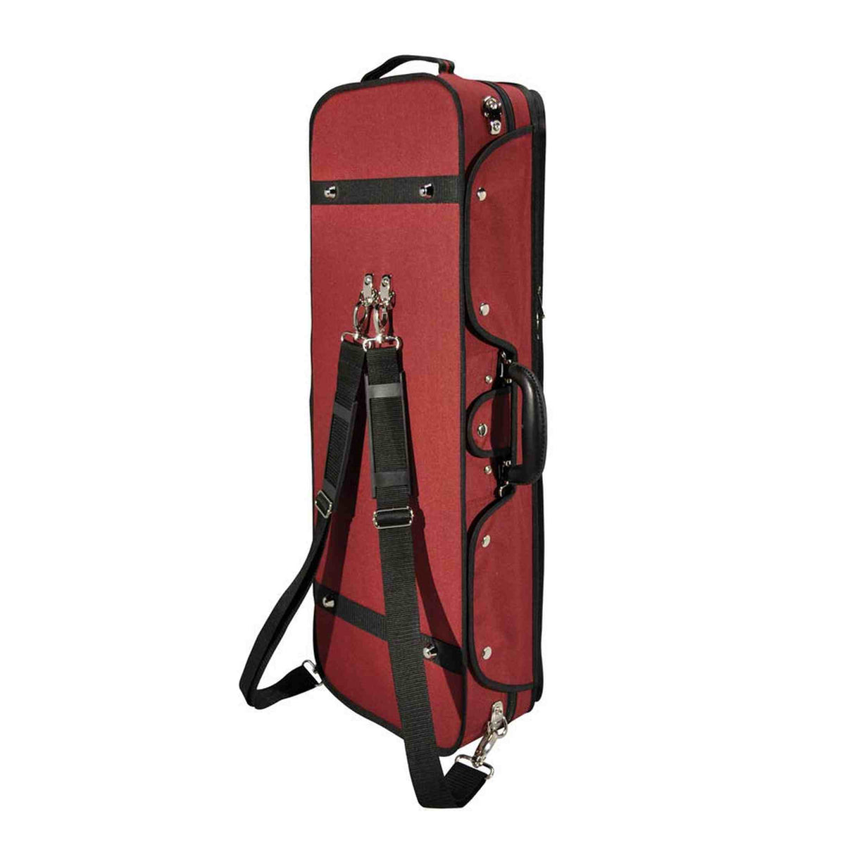 Leonardo VAC-47-RR Pro Series altvioolkoffer oblong verstelbaar rood