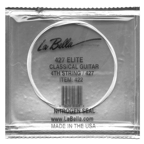 La Bella L-422 D-4 snaar, silverplated wound nylon