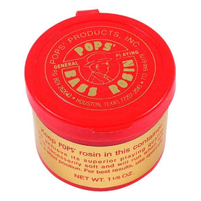 Pops' POPS-UB01 rosin for upright bass, plastic container, 1.125 ounces, 32 grams