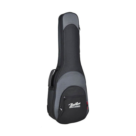 Boston UKT-25-BG Super Packer Gigbag voor Tenor Ukelele – 25 mm Voering, Zwart/Grijs