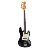 SX SJB62BK Retro Series 62 J-style elektrische basgitaar zwart
