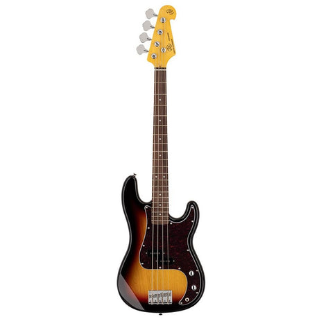 SX SPB6234-3TS Retro Series elektrische basgitaar 3/4 sunburst