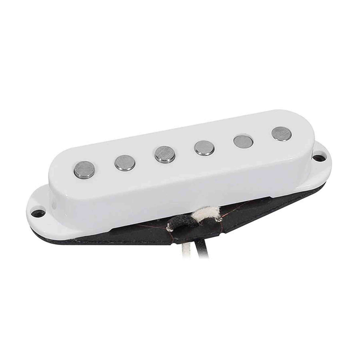 Boston VSC-62-NWH Single Coil Pickup - Alnico 5 staafmagneten, zwarte fiber bobbin, gewaxte enamel draad