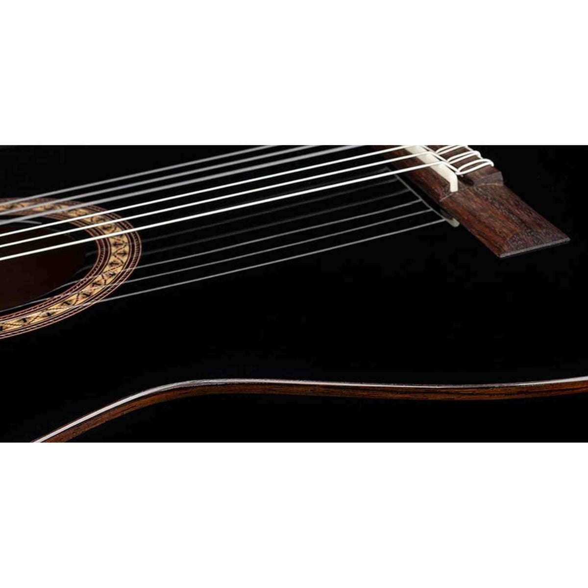 Salvador Cortez CC-22-BK – Klassieke gitaar met massief ceder bovenblad, sapele body en zwarte hoogglans afwerking
