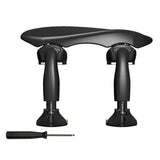 Wittner 256111 violin chinrest center and tilt adjustable, center mount 4/4, with screwdriver