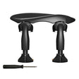 Wittner 256131 violin chinrest center and tilt adjustable, center mount 1/2 - 1/4, with screwdriver
