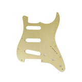 Fender 992139000 pickguard Strat®, SSS, 11 screw holes, 1-ply, gold anodized