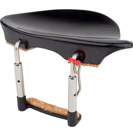 ELS CR-5014 chinrest bakelite Dresden model, 1/4, stainless steel clamps, antiallergical, made in Germany