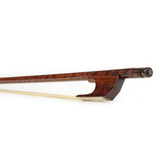 ELS BBV-50 baroque strijkstok viool, snakewood, snakewood frog and button