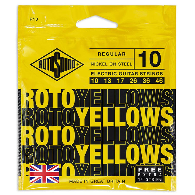 Rotosound R10 Roto Yellows elektrische gitaarsnaren 010-046