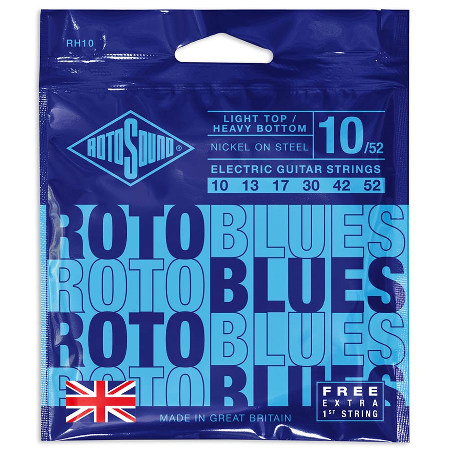 Rotosound RH10 Roto Snarenset Elektrische Gitaar 10-52 Light Top Heavy Bottom